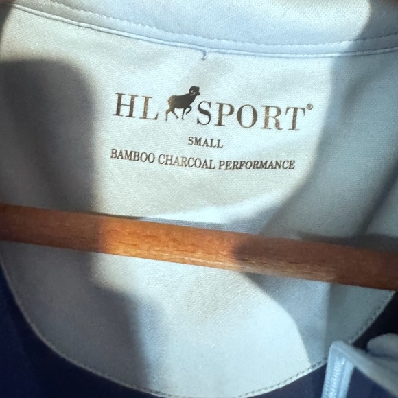 Horn Legend Sport Golf Vest Blue Sleeveless Zip-Up Vest Auburn Size Small - Picture 6 of 8